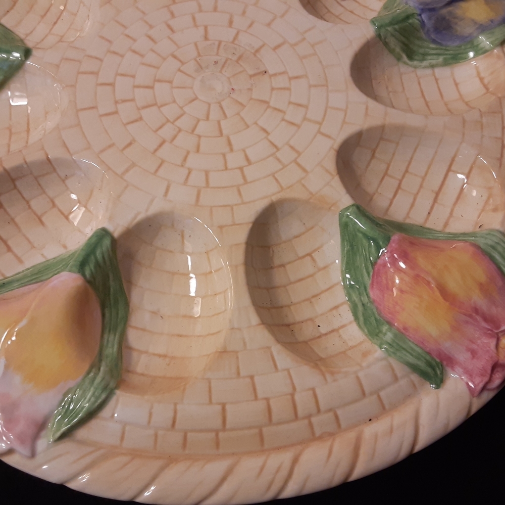 Ceramic Deviled egg tray - Picture 2 of 4